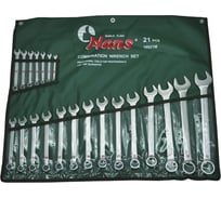 Комплект ключей комбинированных HANS 11841 мм 21 пр. 16621M