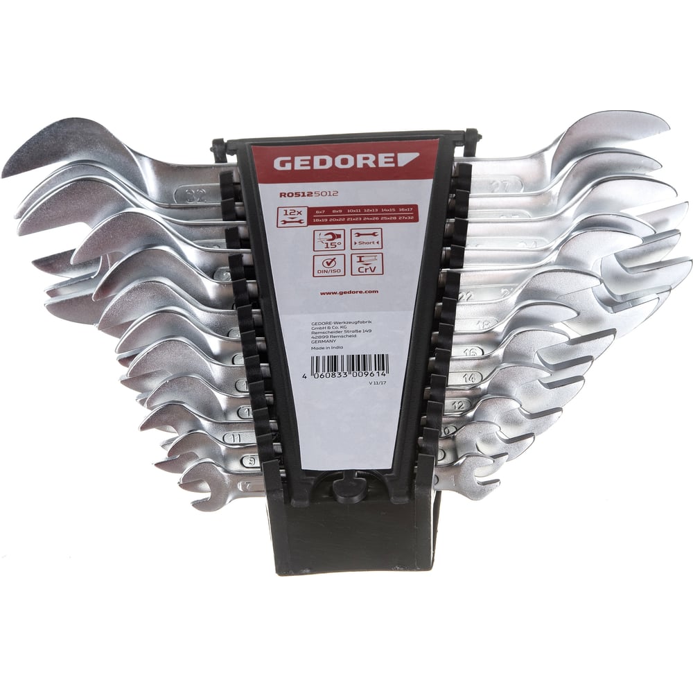 Набор гаечных двусторонних ключей GEDORE RED 6-32 мм 12шт 3300961 ...