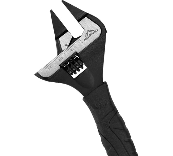 Ключ разводной vertextools 150мм увеличенный диапазон раскрытия с тонкими губками 2220-150