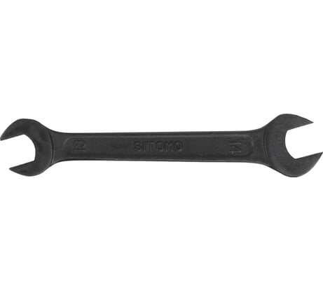 Гаечный рожковый двусторонний ключ SITOMO 13х14 окс. 28915