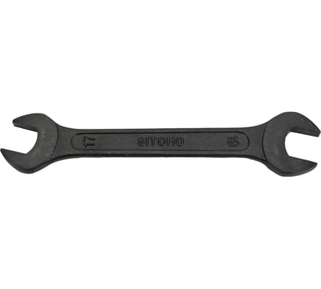 Гаечный рожковый двусторонний ключ SITOMO 17х19 окс. 28919
