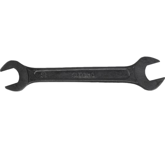 Гаечный рожковый двусторонний ключ SITOMO 16х17 окс. 43184