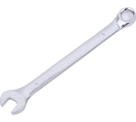 Рожковый и накидной ключ CNIC 8мм, хром-ванадий 8411 28414