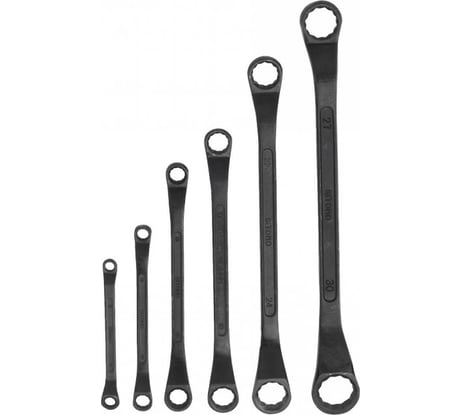 Набор накидных двусторонних ключей SITOMO 6 шт 8-30 43120