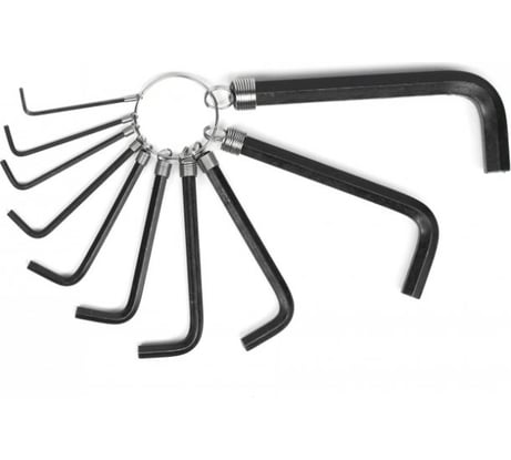 Набор шестигранных изогнутых ключей SITOMO 10 шт. 1.5-10 48981