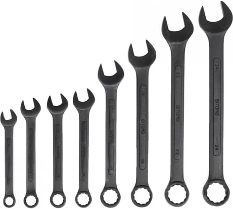 Набор гаечных комбинированных ключей 8 шт SITOMO 10-24 42238