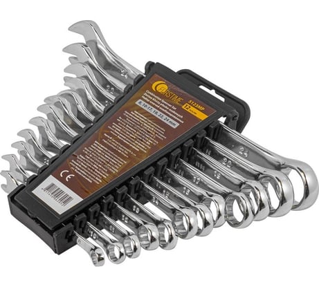 Набор ключей комбинированных FORSTIME 12 пр. (8,10-17, 19, 22, 24мм) FT-5123MP(52494)