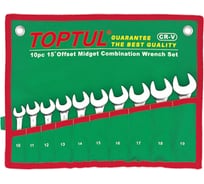 Набор ключей комбинированных TOPTUL 10-19мм 10шт GAAA1002