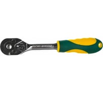Трещотка FIT IT CrV механизм, пластиковая прорезинная ручка 1/4'' 62375