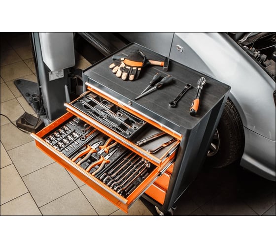 Накидные ключи NEO Tools двухсторонние, изогнутые, 6-19 мм, 7 шт, 44x44,5x29,5 84-282