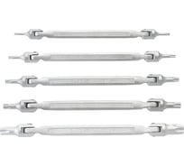 Шестигранные ключи NEO Tools Torx, шарнирные , T15-T60 мм, набор 5 шт. 09-116