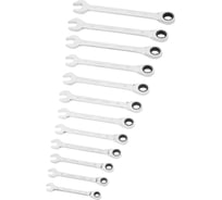 Набор комбинированных ключей Stanley 12 шт, с храповым механизмом STMT82847-0