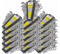 Набор ключей рожковых и комбинированных WMC TOOLS (16 комплектов) 12пр.(6x7,8x9,10,11,12,13,14,17,19,22,24x27,30x32мм), в пластиковом держателе WMC-5198 ( 16 K-T )(58585)  WMC-5198 / 16 K-T /(58585)