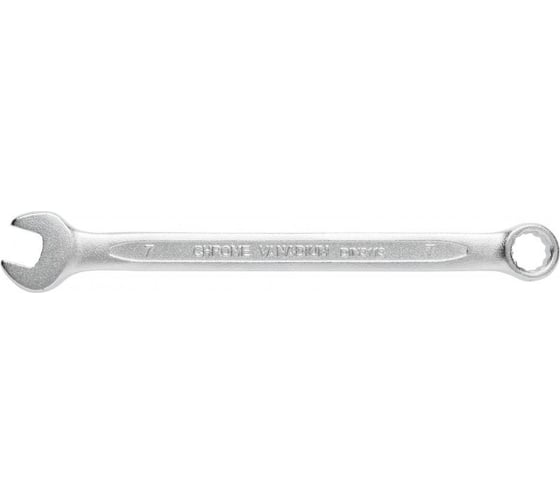Комбинированный ключ HOEGERT TECHNIK 7 мм, сталь CrV, DIN 3113 HT1W407-1 1