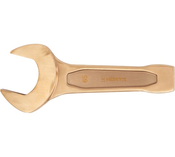 Ударный рожковый гаечный ключ HORTZ 65 мм, искробезопасный сплав BeCu 1119687