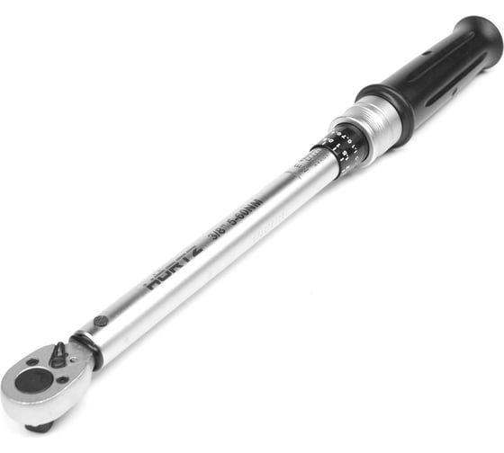 Динамометрический ключ HORTZ предельный, 3/8", 5-60 Нм, с поверкой 781377