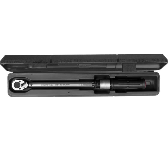 Динамометрический ключ HORTZ предельный, 3/8", 20-110 Нм, с поверкой 781378