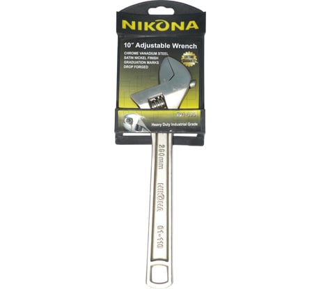 Разводной ключ NIKONA профессиональный 250мм 01-110