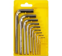 Набор шестигранников Энкор 9шт, пластиковый футляр 20889