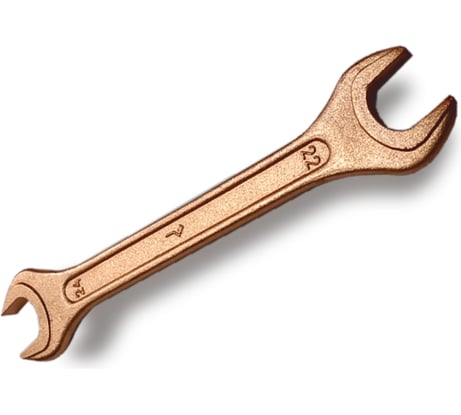 Гаечный рожковый ключ КГД 10х11 ТУ КЗСМИ омедненный 51207257