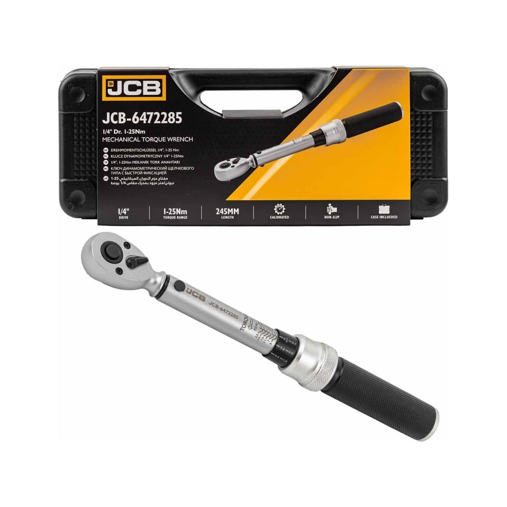 Ключ моментный JCB 1-25Нм, 1/4" JCB-6472285(58595) - выгодная цена ...