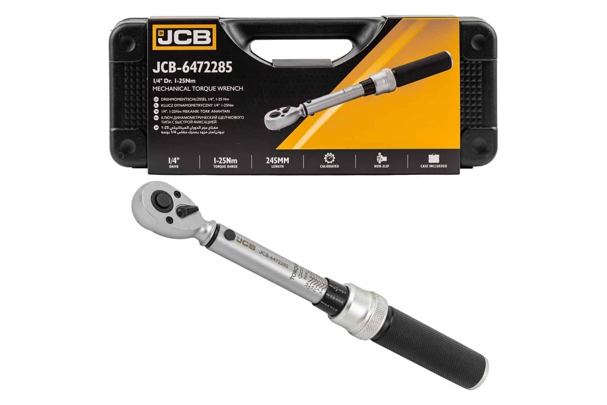 Ключ моментный JCB 1-25Нм, 1/4" JCB-6472285(58595) - выгодная цена ...