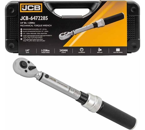 Ключ моментный JCB 1-25Нм, 1/4" JCB-6472285(58595)