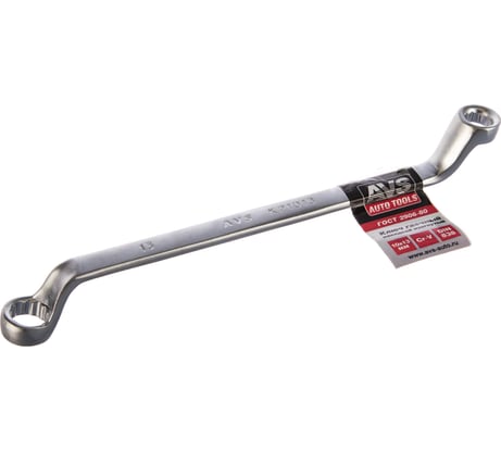 Гаечный накидной изогнутый ключ AVS 10х13 мм K21013 A07629S