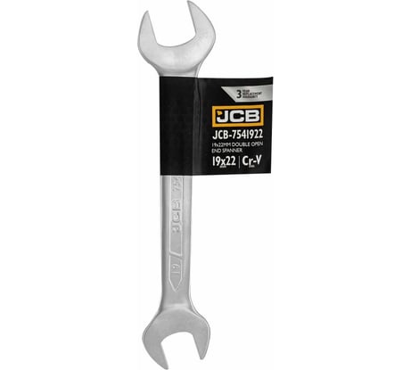 Ключ рожковый JCB 19x22мм JCB-7541922(58277)
