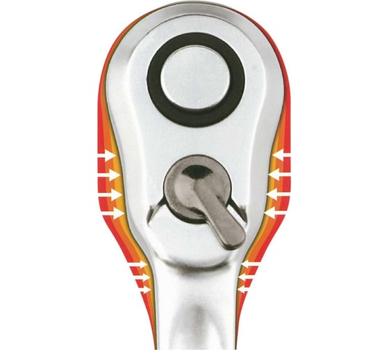 Трещоточная рукоятка HEYTEC 3/8" L-205 мм HE-50840101783