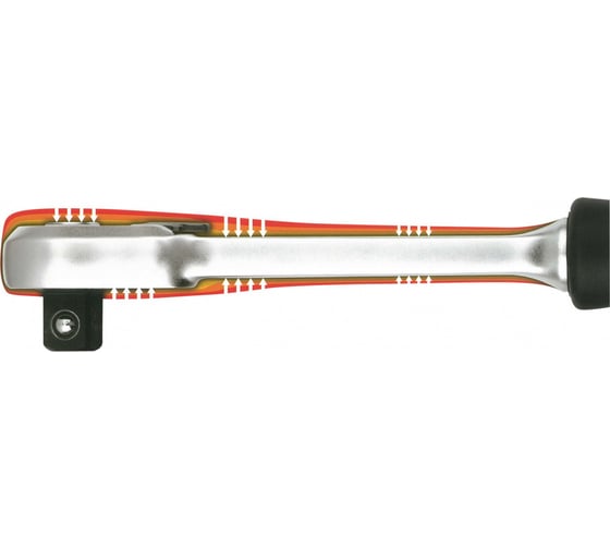 Трещоточная рукоятка HEYTEC 3/8" L-205 мм HE-50840101783