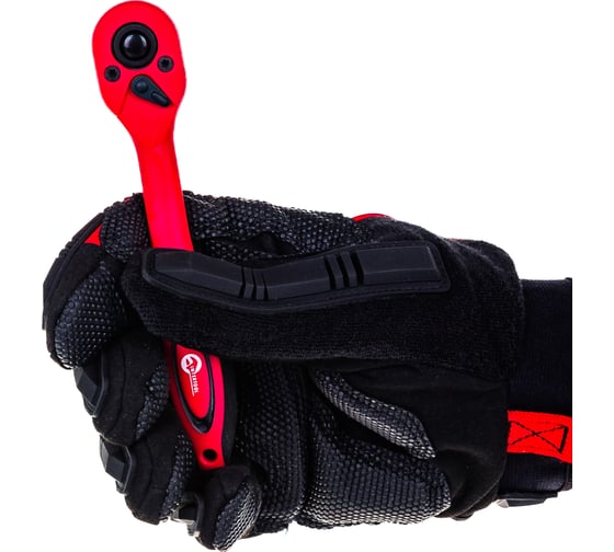 Рукоятка с храповым механизмом INTERTOOL на 72 зуба 1/4 изогнутая Cr-v, Professional HT-2107