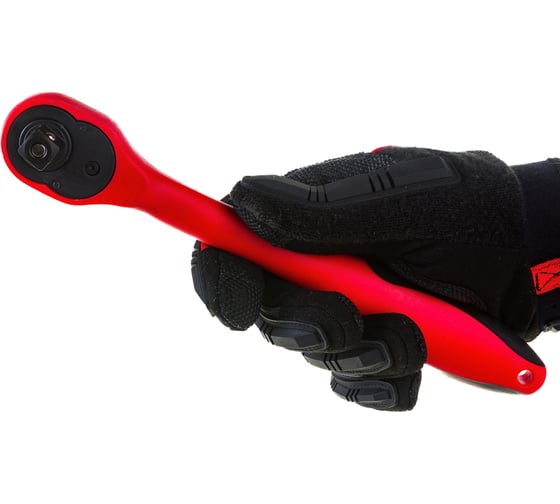 Рукоятка с храповым механизмом INTERTOOL на 72 зуба 1/2 изогнутая Cr-v, Professional HT-2109