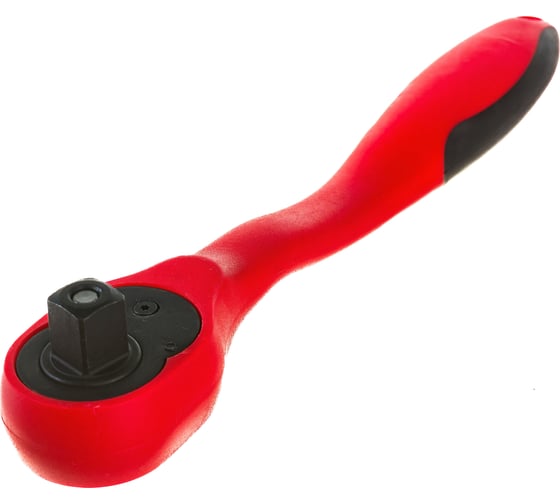 Рукоятка с храповым механизмом INTERTOOL на 72 зуба 1/2 изогнутая Cr-v, Professional HT-2109