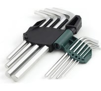 Набор шестигранных ключей Sata удлиненные, 9 пр. 09107A