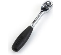 Вороток-рукоятка Sata 3/8", 203 мм, каплевидная головка, быстросъёмная храповидная реверсивная резиновая рукоятка 12902