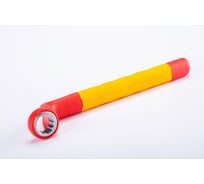 Накидной метрический ключ Sata изолированный, изогнутый, 7 мм, 150 мм 42407