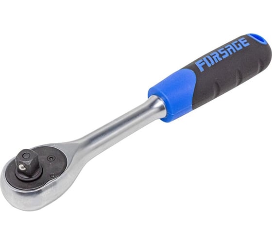 Реверсивная трещотка Forsage с резиновой ручкой 3/8" 45зуб. F-80232(9775)