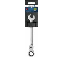 Ключ HOEGERT TECHNIK комбинированный шарнирный с трещоткой 9 мм, 72T, сталь CrV HT1R049