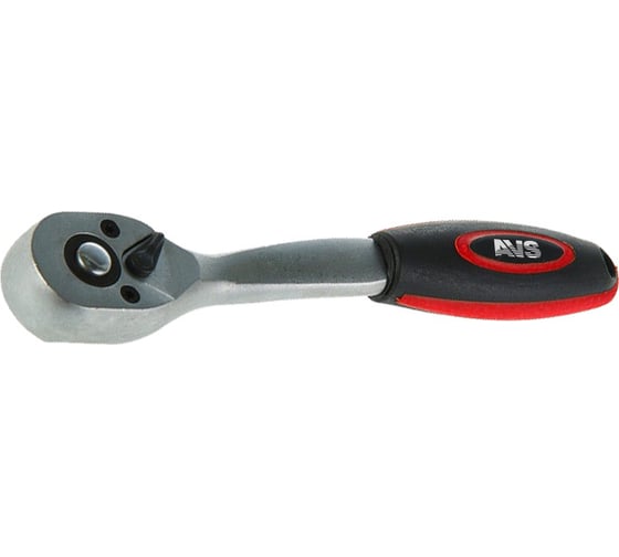 Трещоточная рукоятка AVS 1/4DR 72 зубца пластиковая ручка RH11472 A07937S 1