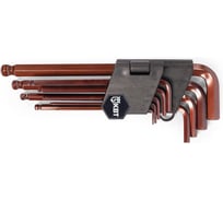 Набор шестигранных ключей с шаром КВТ КШ-9s 82177