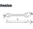 Рожковый ключ Unior дюймовый 9/16”x5/8” 3838909054636 3