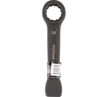 Накидной ударный односторонний ключ AV Steel 26мм AV-343026