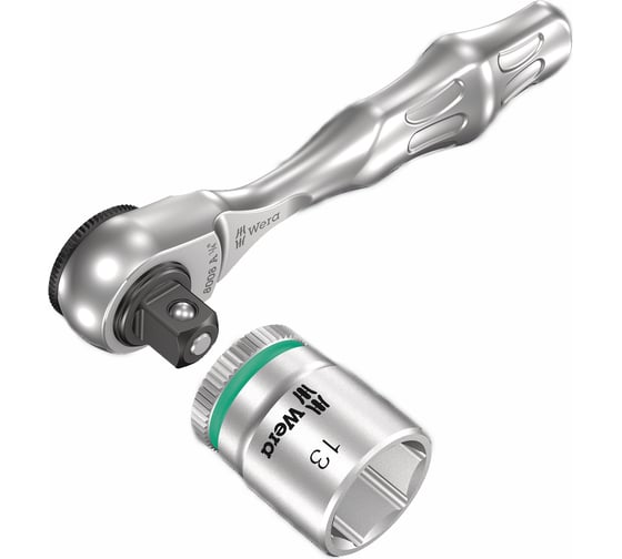 Трещотка WERA 8008 A Zyklop Mini 3, 1/4 DR WE-003793