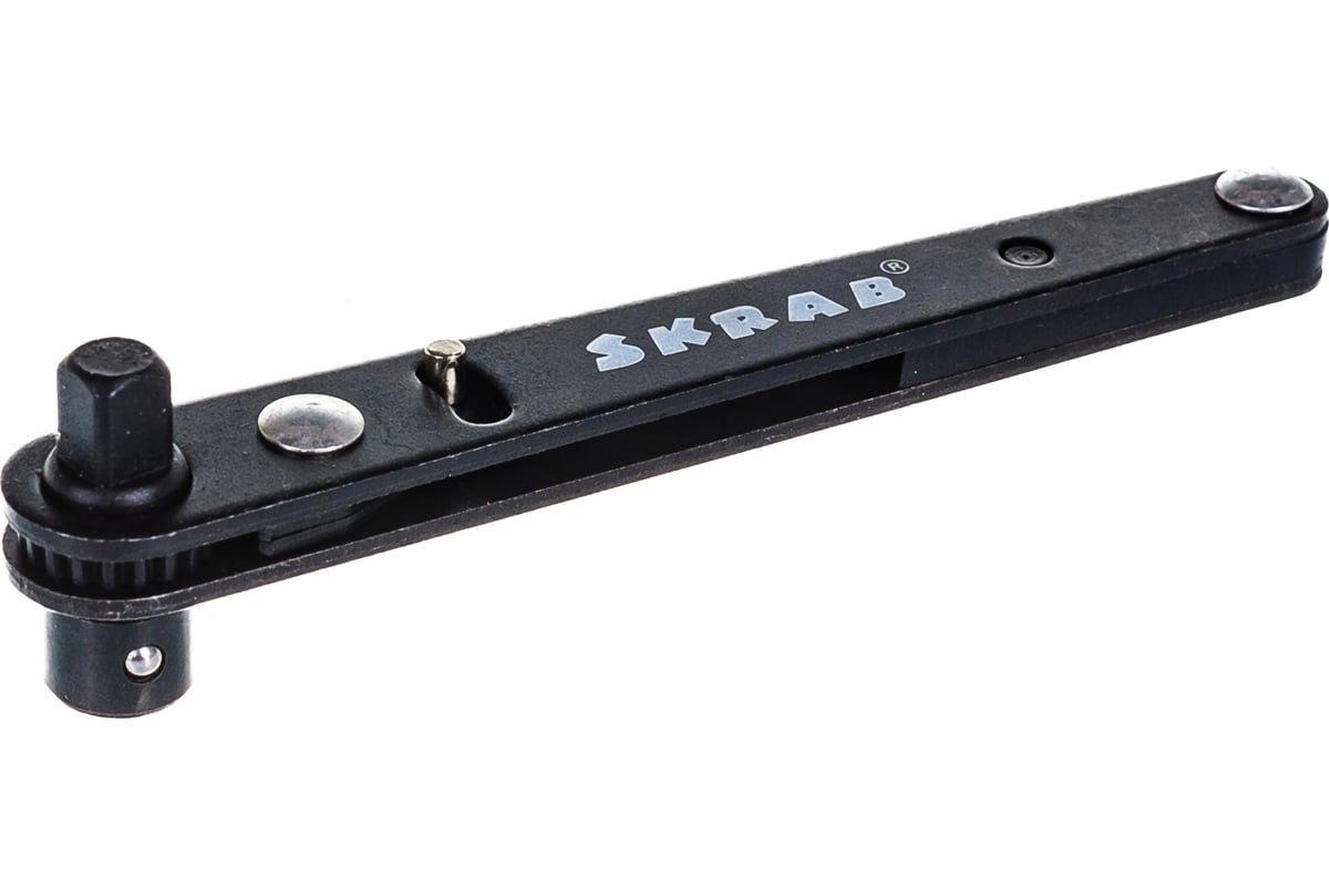 Трещотка SKRAB для бит и головок 1/4 черная 44195 - выгодная цена .