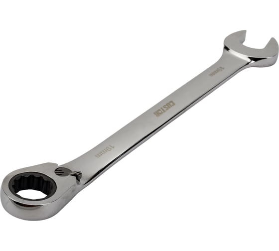 Комбинированный ключ CUSTOR с трещоткой и реверсом 72 зуба 19mm x 19mm 4191919