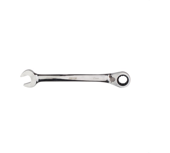 Комбинированный ключ CUSTOR с трещоткой и реверсом 72 зуба 17mm x 17mm 4191717 1