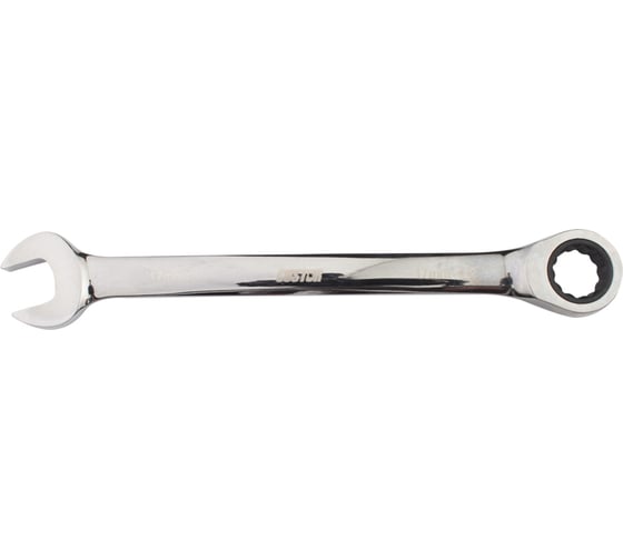 Комбинированный ключ CUSTOR с трещоткой 72 зуба 19mm x 19mm 4111919 1