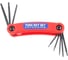 Набор шестигранных ключей TORX CNIC 2215 T5, Т6, Т7, Т8, Т9, Т10, Т15, T20 в пластиковом корпусе, 8 шт. 48766 1