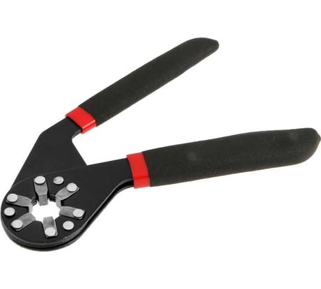 Гаечный ключ ТУНДРА универсальный "Bionic", обрезиненные рукоятки, 7 - 14 мм 4136759